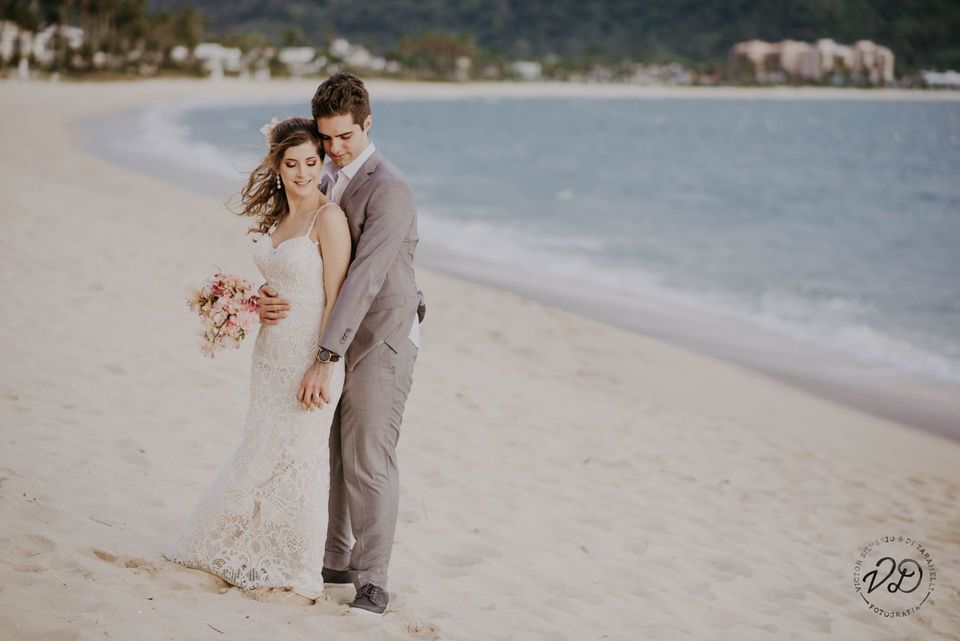 Stephany e Felipe | Casamento na Praia | Caraguatatuba - SP